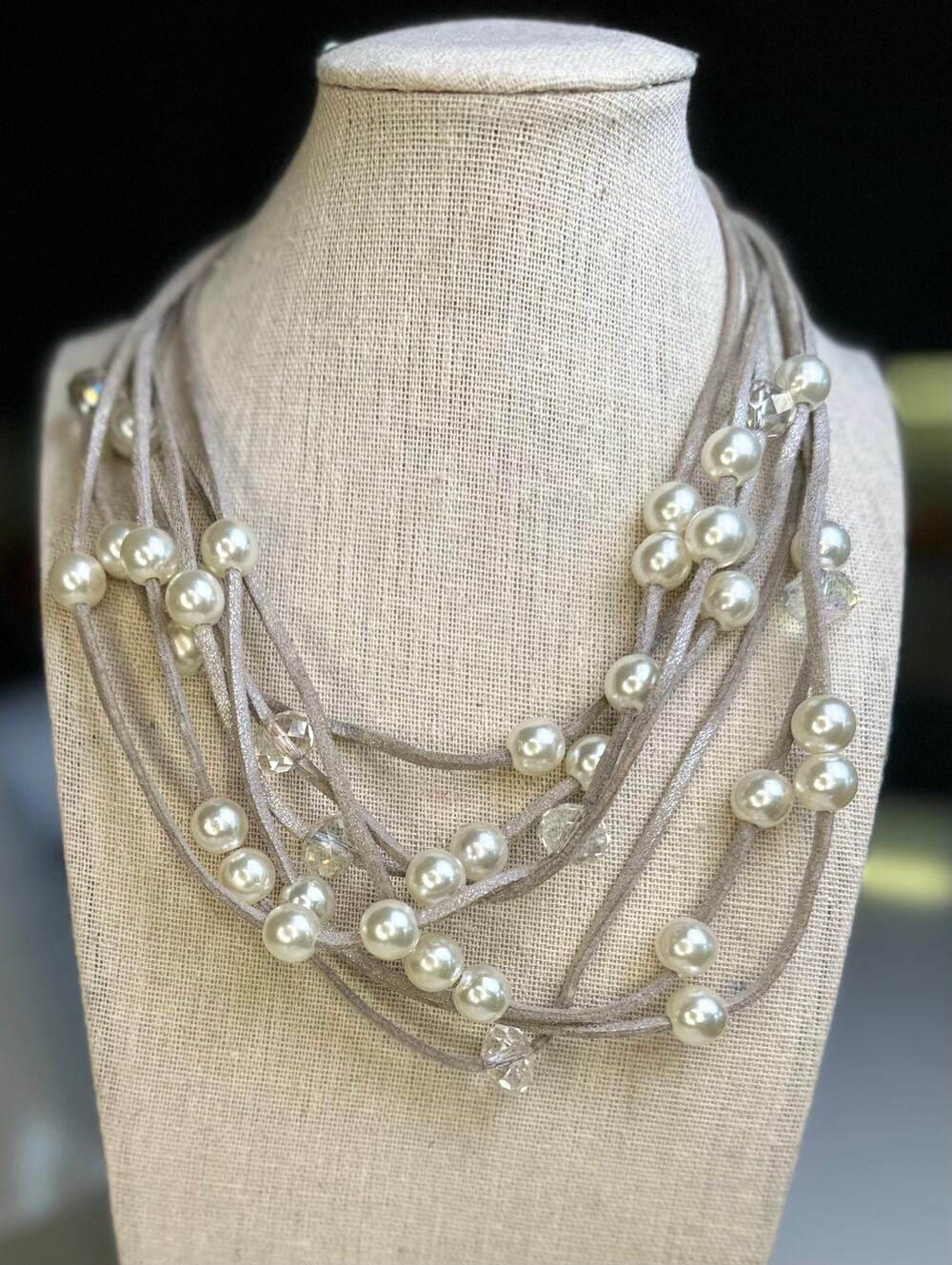 Multi Strand Beaded Necklace